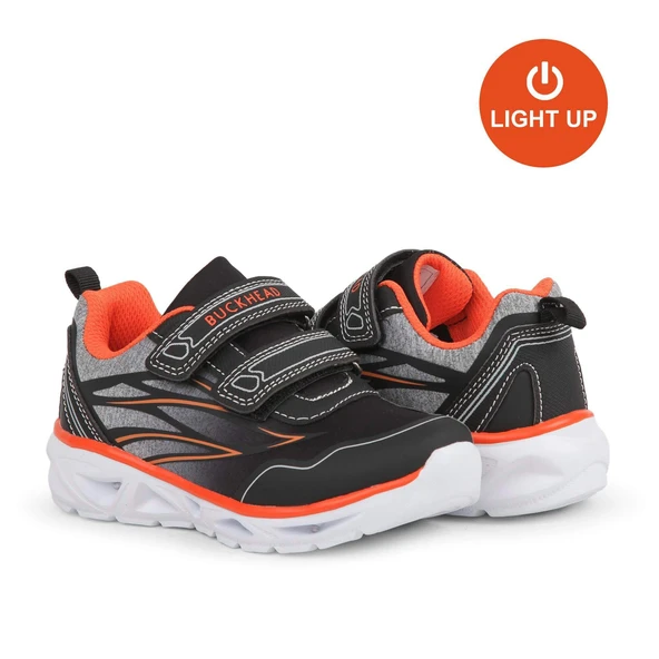 Buckhead 3026 Maxim Işıklı-Anatomik Erkek Çocuk Ayk. Siyah-Turuncu - Resim 4