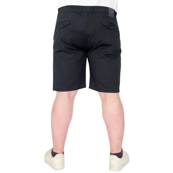 Büyük Beden Erkek Kapri Yancep Nice Classic 21402 Lacivert - Resim 4