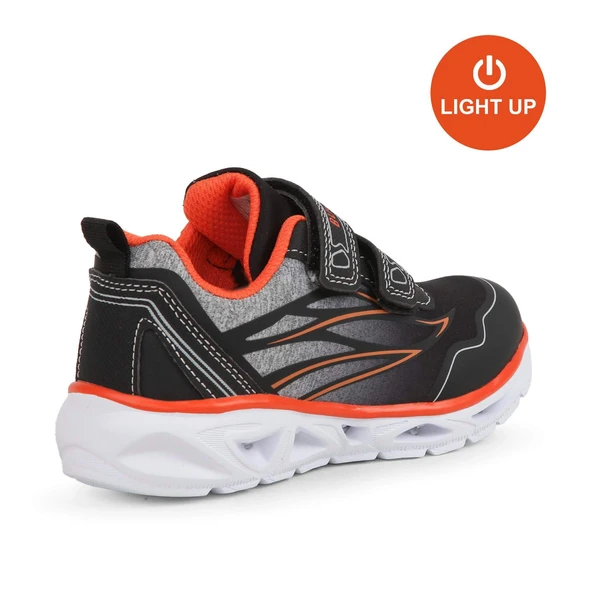 Buckhead 3026 Maxim Işıklı-Anatomik Erkek Çocuk Ayk. Siyah-Turuncu - Resim 3