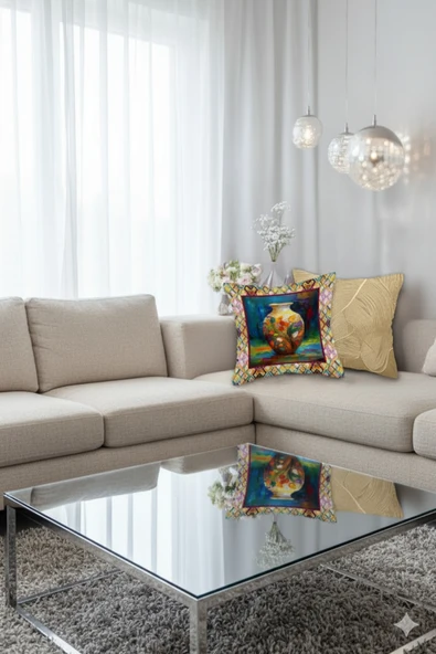 Tekli Kırlent Kılıfı , Dekoratif Kırlent , Şık Tasarımlı Kırlent, Showroom Kırlent - Resim 3