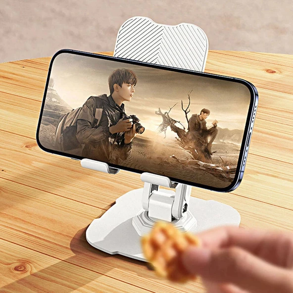 Zore L23 Dönebilen Başlıklı Telefon Ve Tablet Standı - Resim 5