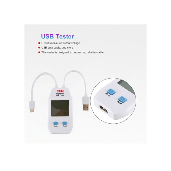 UNIT USB TEST CİHAZI UT658A - Resim 2