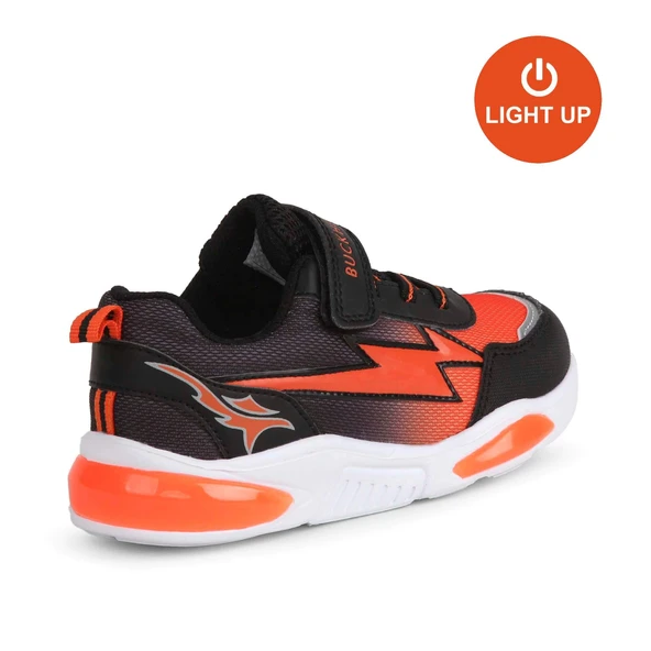 Buckhead 3022 Cyrus Işıklı-Anatomik Erkek Çocuk Ayk. Siyah-Turuncu - Resim 3