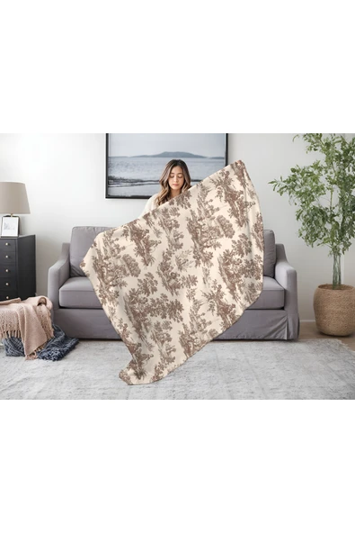 Winterfell Yün-Kadife Tv Battaniyesi 140x190 Chalet - Resim 2