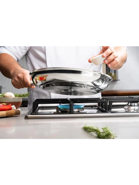 TRAMONTINA PROFESSIONAL 26 CM SERAMİK YÜZEYLİ KIZARTMA TAVASI - Resim 5