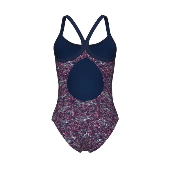Arena Womens Abstract Tiles Swimsuit Lightdrop Kadın Yüzücü Mayosu 007141417 - Resim 4