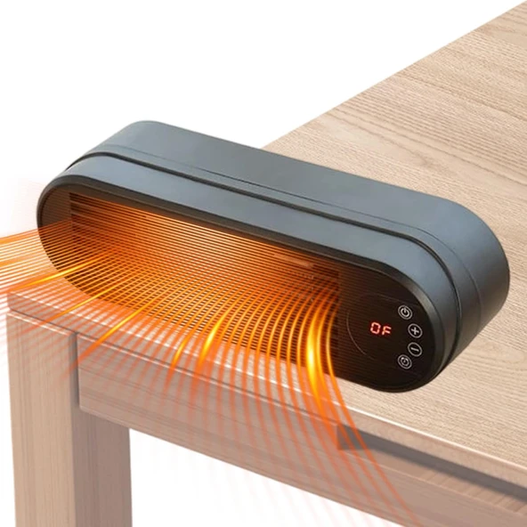 Isıtıcısı - İki Isıtma Moduna Sahip Taşınabilir Isıtıcı - Kış Termal Hava Isıtma Cihazı,İç Mekan, Ofis, Yatak Odası, Banyo, Garaj, Kamp, Çadır, Araba, ve Kış İçin - Resim 2