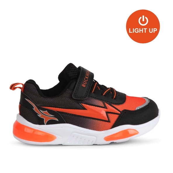 Buckhead 3022 Cyrus Işıklı-Anatomik Erkek Çocuk Ayk. Siyah-Turuncu ürün görseli