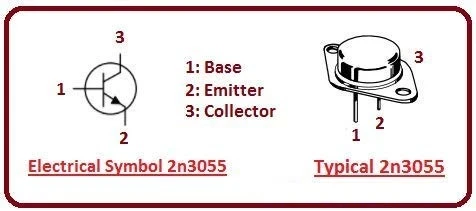 10 Adet RFT 2N3055 Transistör NPN TO-3 60V 15A - Resim 4