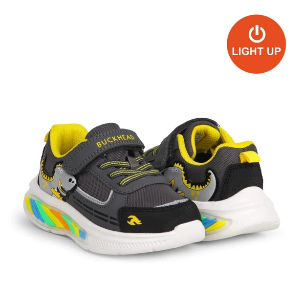 Buckhead 3043 Rex Işıklı-Anatomik Erkek Çoc. Ayk. Koyu Gri - Resim 4