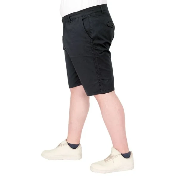 Büyük Beden Erkek Kapri Yancep Nice Classic 21402 Lacivert - Resim 3