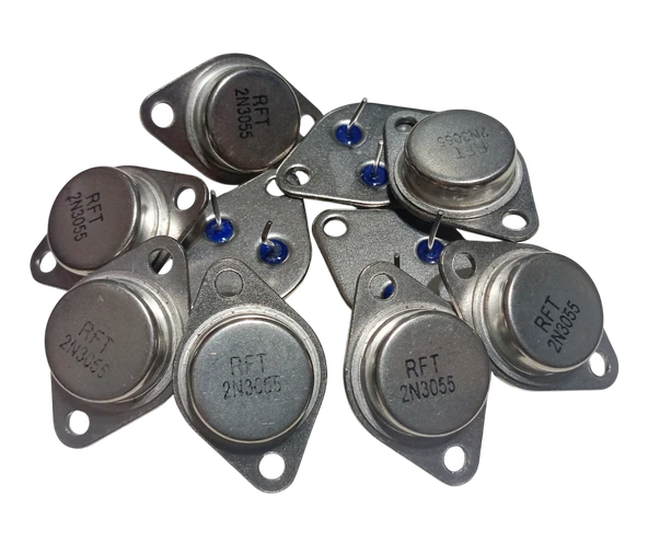 10 Adet RFT 2N3055 Transistör NPN TO-3 60V 15A ürün görseli