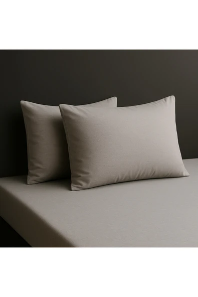 2'li Fermuarlı Sıvı Geçirmez Yastık Alezi Yastık Koruyucu - Resim 2