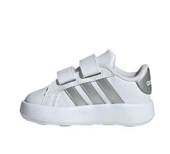 Adidas Beyaz Unisex Bebek Yürüyüş Ayakkabısı ID5274 - Resim 2