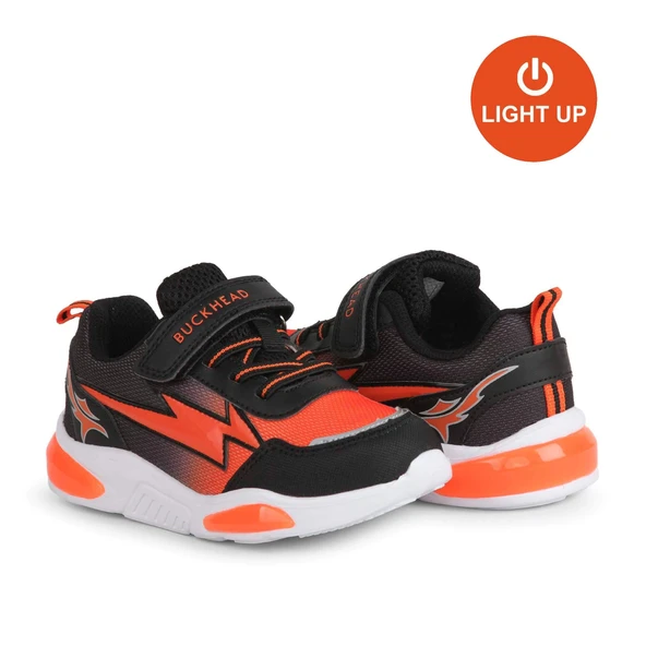 Buckhead 3022 Cyrus Işıklı-Anatomik Erkek Çocuk Ayk. Siyah-Turuncu - Resim 4