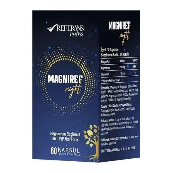 Referans Magniref Night 60 Kapsül ürün görseli 1