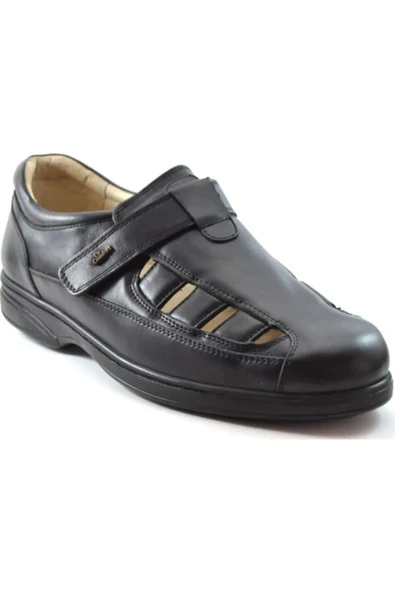 Dr.Comfort 7000 Ortopedik&Therapeutic Rocker Bottom Erkek Deri Ayk. Siyah ürün görseli