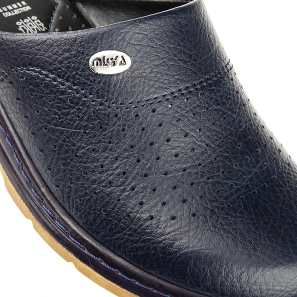 Muya Sabo Anatomik Kadın Terlik Lacivert - Resim 5