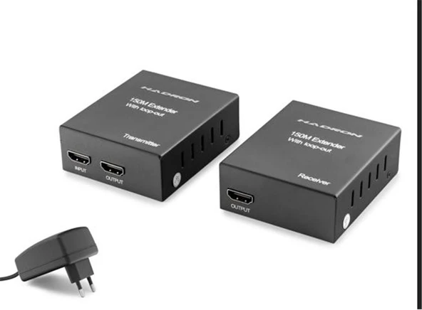 Hadron Hdx1369 150M Hdmi Extender Loop Out 1080P  Siyah ürün görseli 1
