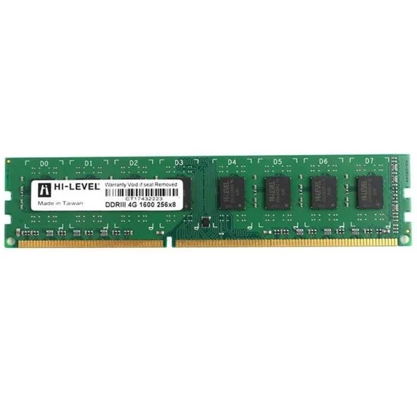 Hi-Level 4GB 1600Mhz DDR3 Kutulu PC Bellek (HLV-PC12800-4G) ürün görseli 1