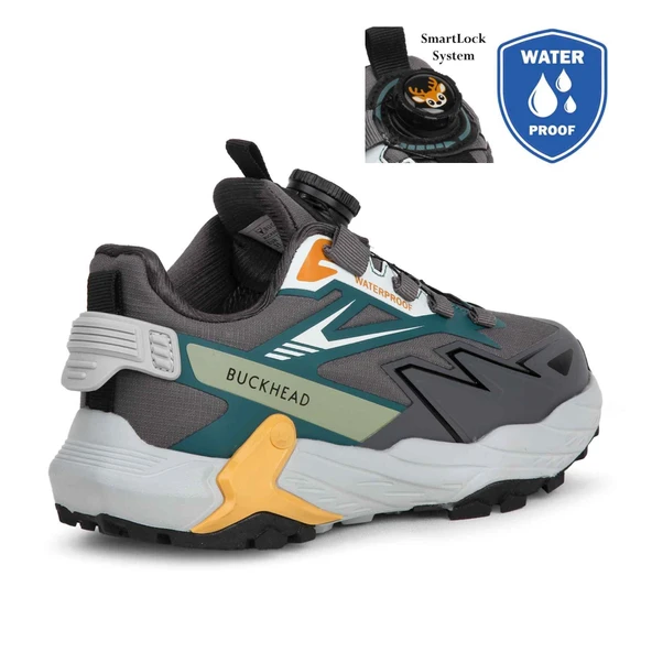 Buckhead 3055 Napolyon WaterProof-Anatomik Çocuk Ayk. Koyu Gri - Resim 5