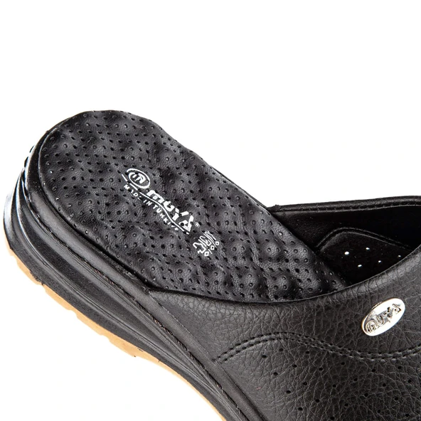 Muya Shore Anatomik Masaj Taban Kadın Sabo Siyah - Resim 5