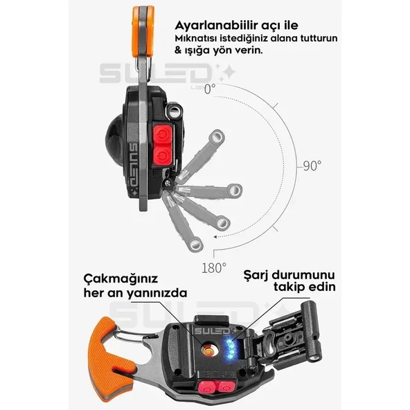 SAFE-KEY Çok Amaçlı Işık “Cebindeki Hayatta Kalma Kiti” - Resim 7