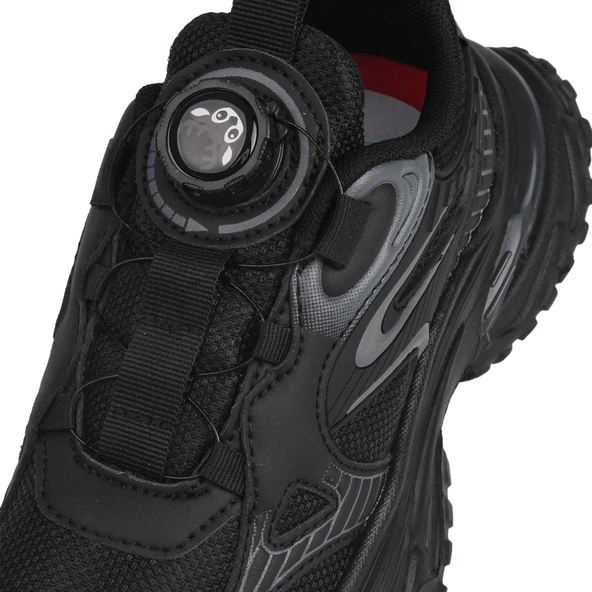 Buckhead 3053 Akıllı Bağcıklı Flex Foam Taban Unisex Çocuk Ayk. Siyah - Resim 5