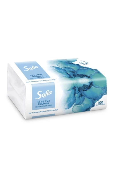 Sofia El ve Yüz Havlusu 100 Adet ürün görseli