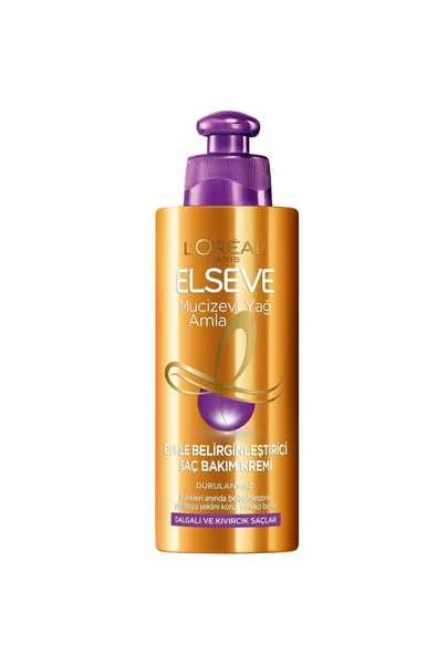 ELSEVE L'Oréal Paris Elseve Mucizevi Amla Yağı Bukle Belirginleştirici Saç Bakım Kremi - Resim 8