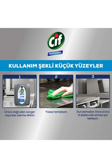 Cif Profesyonel Çok Amaçlı Yüzey Temizleyici Çiçek Bahçesi 5 L X2 - Resim 7