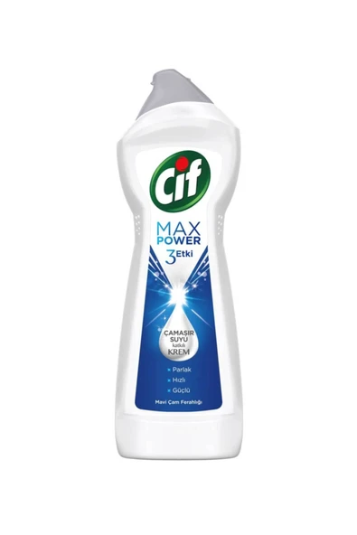 Cif Max Power Mavi Çam Ferahlığı Çamaşır Suyu Katkılı Krem Temizleyici 675 ml ürün görseli