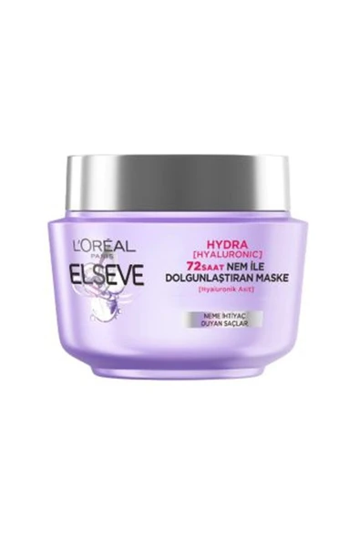 ELSEVE Loreal Paris Hydra Hyaluronic 72 Saat Nem Ile Dolgunlaştıran Maske 300 Ml ürün görseli