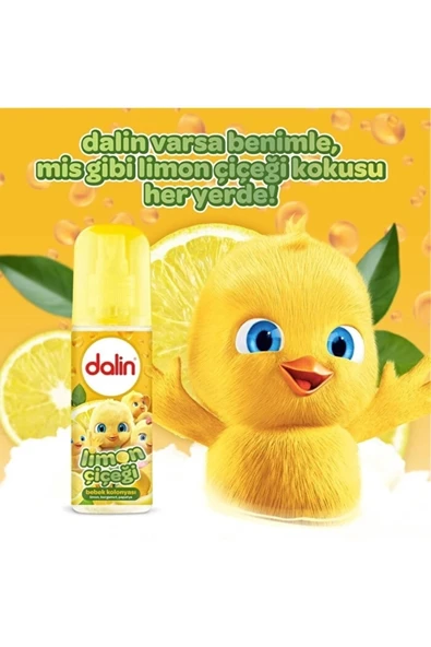 Dalin Bebek Kolonyası Limon Çiçeği 150 Ml - Resim 2