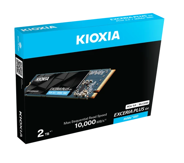 2TB KIOXIA EXCERIA PLUS G4 M.2 NVMe GEN5 10000/8200MB/s LVD10Z002TG8 - Resim 3