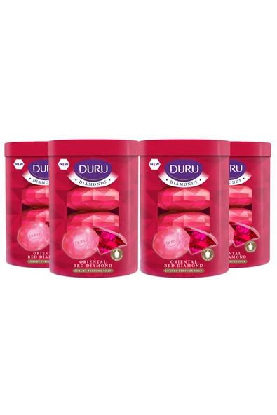 Duru Diamonds Serisi Oriental Red Diamond 16 Adet Güzellik Sabunu 4x360 gr ürün görseli