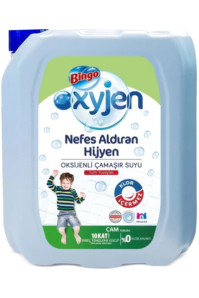 Bingo Çamaşır Suyu 3240ml Oksijenli Çam Kokulu (4 Lü Set) - Resim 2