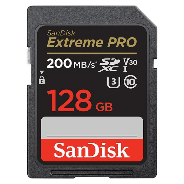 <![CDATA[SANDISK 128GB EXTREME PRO SDSDXXD-128G-GN4IN V30 SDXC HAFIZA KARTI]]> ürün görseli 1
