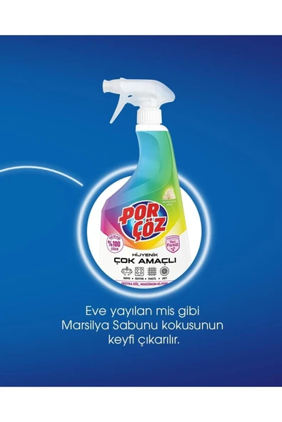 Porçöz PORÇÖZ ÇOK AMAÇLI HİJYENİK SPREY 750 ML X 2 ADET - Resim 5