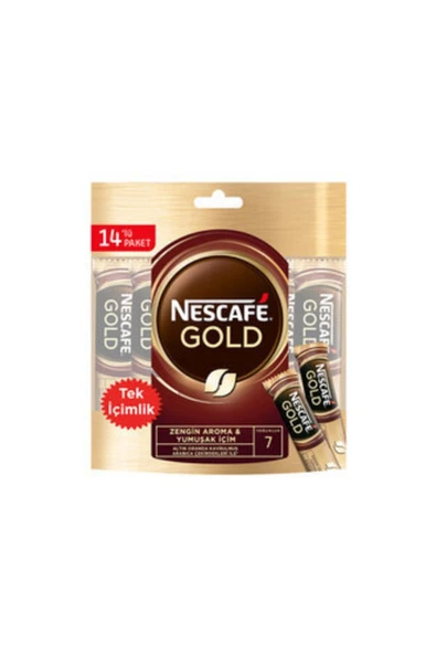 Nescafe Gold 14'lü Paket 28 gr ürün görseli