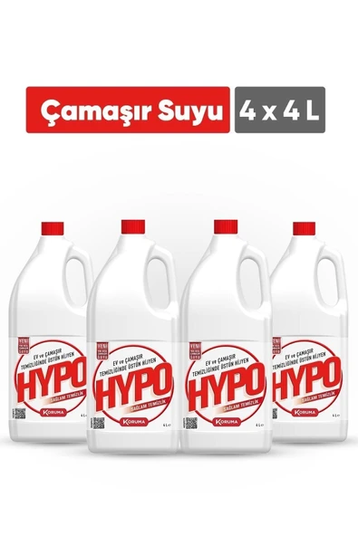 Hyper Hypo Hypo Çamaşır Suyu 4000 Ml - 4`lü Paket ürün görseli