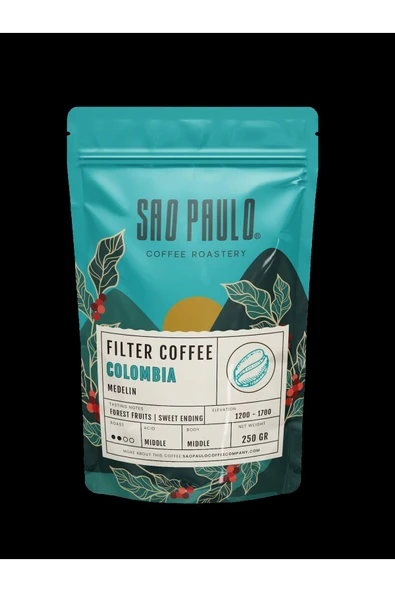 Sao Paulo Coffee Sao Paulo COLOMBIA COFFEE 250 Gram ürün görseli