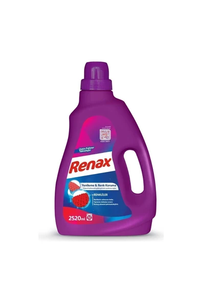 RENAX Sıvı Çamaşır Deterjanı Renkliler 2520 ml x 2 Adet - Resim 2