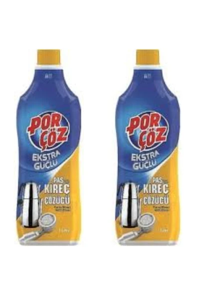 Porçöz Pas Ve Kireç Çözücü X2 ADET PORÇÖZ - Resim 2