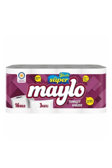 Maylo Süper Tuvalet Kağıdı 16'lı Rulo ürün görseli