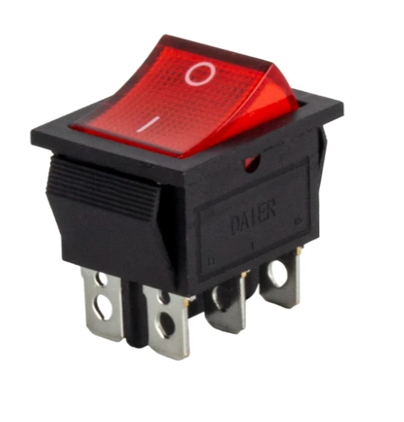 GENİŞ IŞIKLI 6P ON-OFF ANAHTAR (IC-104A) ürün görseli