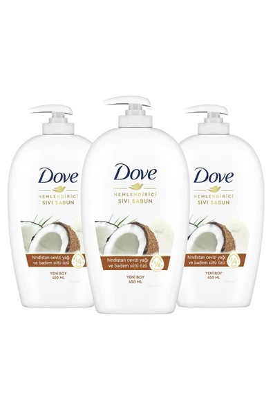 Dove Sıvı Sabun H. Cevizli 450 Ml x3 Adet - Resim 2