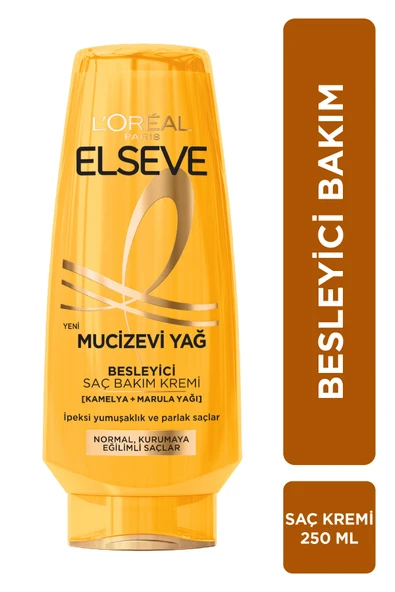 ELSEVE Mucizevi Yağ Bakım Şampuan 400ml & Saç Kremi 250ml & Yıpranmış Saçlar Için Saç Bakım Yağı - Resim 2