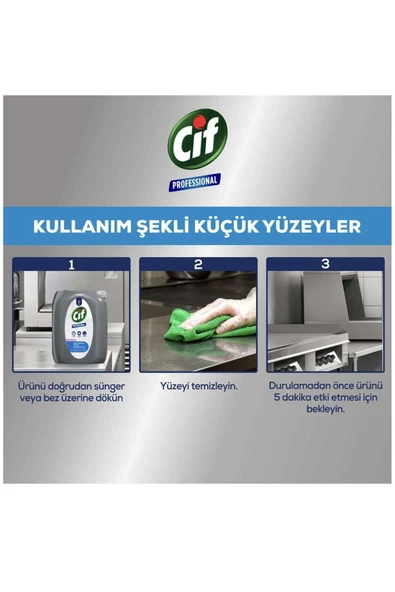 Cif Professional Çok Amaçlı Yüzey Temizleyici Çiçek Bahçesi 10 Lt (5Lt x 2 Adet) - Resim 6