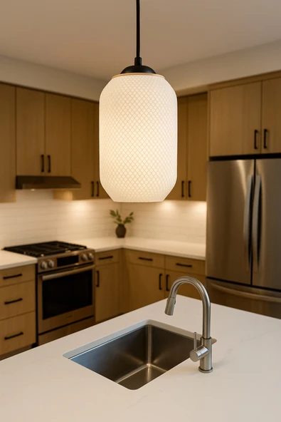 PAMUK'S DESİGN Dekoratif Avize Yıldız Serisi Ev Ofis Veranda Mutfak 20 Cm - Resim 4